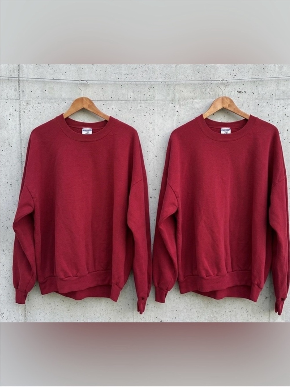 2 vintage Jerzees sweatshirts blank mens 3X